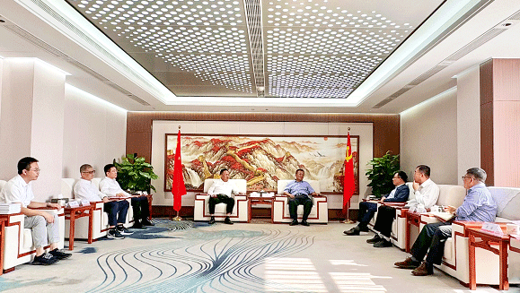 高武久一行拜访中国稀土集团党委副书记、董事、总经理刘雷云